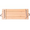 Patio Swing Wooden Swing Simple Wooden Design Backyards 1Set