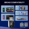Wireless Carplay Adapter, 2 in 1 Apple CarPlay and Android Auto Adapter Convert Wired to Wireless Dongle for Apple Android,Plug and Play for iOS 10+ & Android 10+, Black