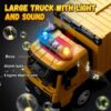 Kids Construction Trucks Toys, Alloy Car Vehicles Set with Light and Sound, Dump Truck, Excavator, Crane, Concrete Truck for 3-7 Years Old Boys Thanksgiving Christmas Birthday Gifts