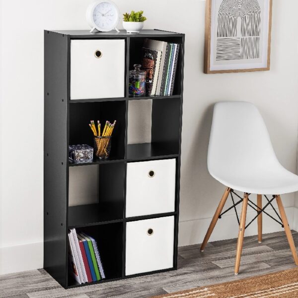 8 Cube Storage Organizer, Black
