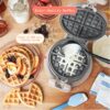 Rotating Belgian Waffle Maker, White Icing by Drew Barrymore