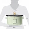 4Qt Slow Cooker with Touch-Activated Display, White Icing by Drew Barrymore