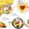 oannao Silicone Cooking Utensils Set - 446°F Heat Resistant Silicone Kitchen Utensils for Cooking,Kitchen Utensil Spatula Set w Wooden Handles,Holder, BPA FREE Gadgets for Non-Stick Cookware (Khaki)