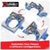 X-Connect Mega Bowl Park Creator Fingerboard Ramp Playset, For Ages 6 and up