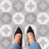 Retro Self Adhesive Vinyl Floor Tile - 20 Tiles/20 Sq. ft., 12 x 12, Slate Flooring Materials
