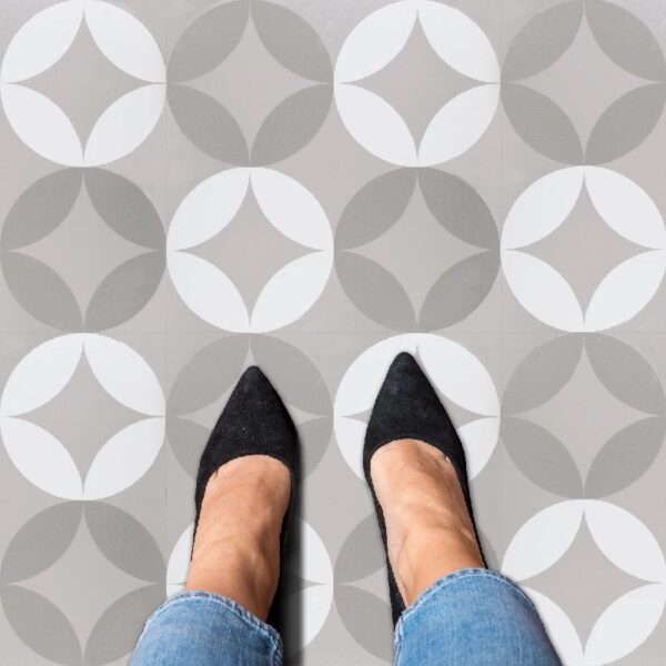 Retro Self Adhesive Vinyl Floor Tile - 20 Tiles/20 Sq. ft., 12 x 12, Slate Flooring Materials