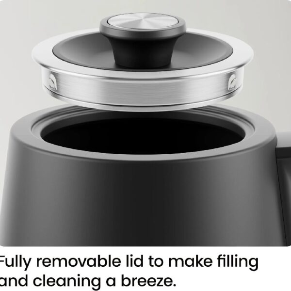 Precise Pour 0.8L Electric Gooseneck Kettle with Automatic Shut-Off – Black