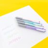 BAZIC 2-In-1 Mechanical Pencil & 4-Fashion Color Pen with Grip, 1.0 mm Bold Point, HB Pencil Lead, 24-Pack