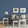 Spred Grab-N-Go Blue Fjord / Blue Eggshell Interior Paint with Primer, 1 Gallon