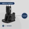 ceans Anchor Light - Stern Lights for Boats, Anchor Light LED Marine, 12V DC, USCG 2NM Certified, Boat Stern Light for Pontoon and Fishing Boats, Fold-Down, 9-Inch - FO4593