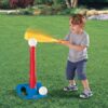 Tikes TotSports Kids T-Ball Set with Bat and 2 Balls, Ages 18 Months to 4 Years