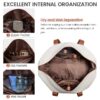 Travel Duffel Bag for Women, Large Weekender Overnight Bag, Carry-on Gym Bag with Separate Shoes Compartment, Mom Hospital Bags for Labor and Delivery with 2 Packing Cubes