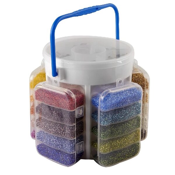 Five-Sided Portable Bead Caddy Kit by Bead Landing™