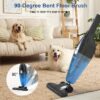 Corded Stick Vacuum Cleaners, 25KPa Lightweight Handheld Multi-Surface 3-in-1 Small Vacuum Cleaners, 1000W Motor Household Vacuum for Home Hardwood Floor Carpet Car Pet Hair, Black, BR602