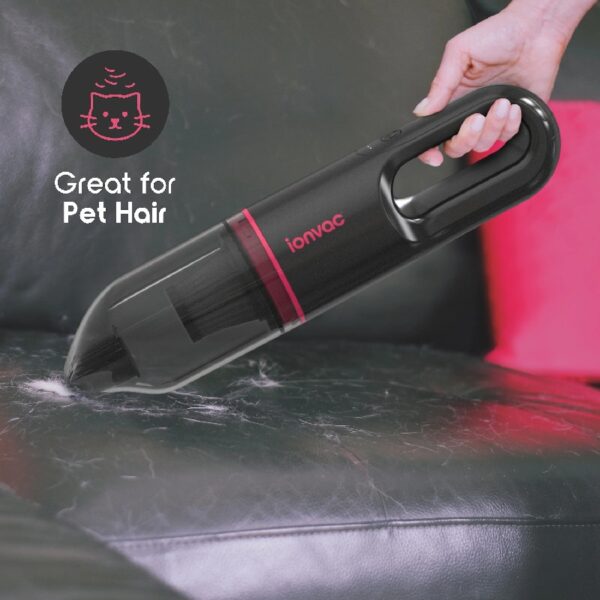 IonVac, Lightweight Handheld Cordless Vacuum Cleaner, USB Charging, Multi-Surface, New