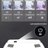 Aquarium Fish Tank No Water Change Self-circulating Ecological Fish Tank with Slient Pump Led Lamp