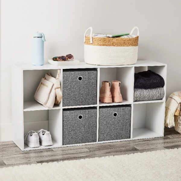 8 Cube Storage Organizer, Black