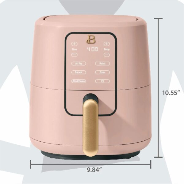 3 Qt Air Fryer with TurboCrisp Technology, White Icing by Drew Barrymore