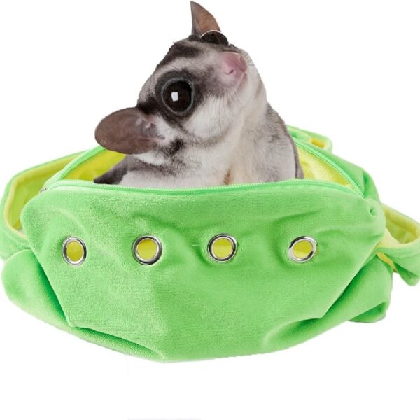 2d710e56538e4efe84fbb329015a647b Bonding Pouch Small Pet Carrier Bag Sling with Strap Critter Cuddler for Gliders Ferret, Rat, Hedgehog, Hamster Outdoor-Orange