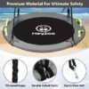 Tree Swing, Saucer Swing 40 Inch for Kids, 900lbs Weight Capacity, with Adjustable Hanging Straps, for Backyard and Outdoor Playground, Gray