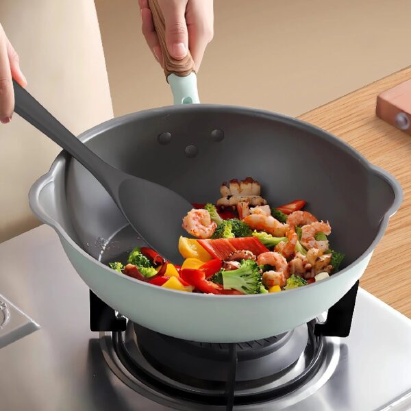 Black Silicone Cooking Utensils Set - 446°F Heat Resistant Kitchen Utensils,Turner Tongs,Spatula,Spoon,Brush,Whisk,Kitchen Utensil Gadgets Tools Set for Nonstick Cookware,Dishwasher Safe (BPA Free)