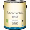 Fundamentals Commercial White / White Semi-Gloss Interior Paint, 1 Gallon