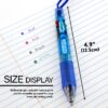 BAZIC 2-In-1 Mechanical Pencil & 4-Fashion Color Pen with Grip, 1.0 mm Bold Point, HB Pencil Lead, 24-Pack