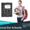Composition Notebooks, College Ruled Composition Notebook, Hard Cover Marble Composition Notebook, 100 sheets, 200 Pages 12, College Ruled