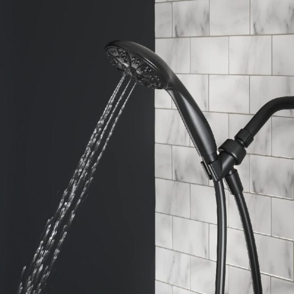 5-Setting Handheld Shower Head, Matte Black