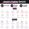 Kabuer Jewelry Making Kit for Adults, Tools, Charms, Wires, Findings, and More, All-Inclusive