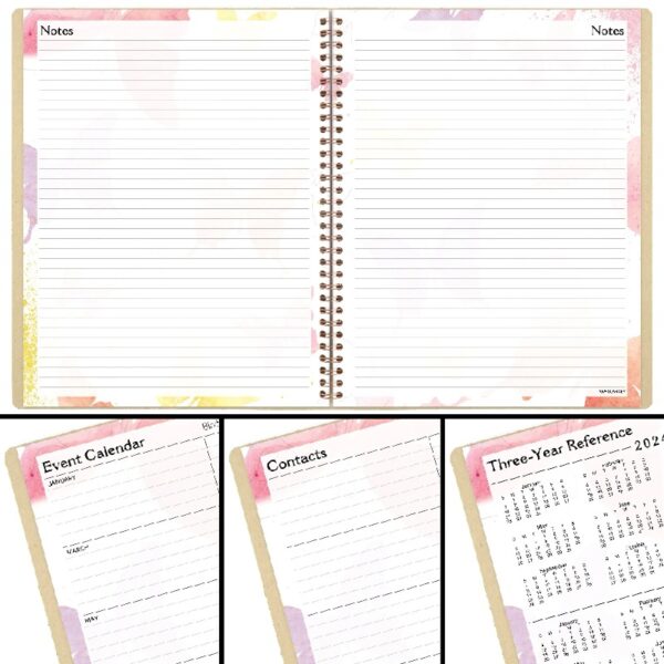 AT-A-GLANCE Watercolors 2025 Weekly Monthly Planner Large 8 12 x 11 - Weekly