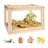 Large Hamster Cages And Habitats, Wooden Chicken Brooder Box, Small Animal Cage, Reptile Tank, Bearded Dragon Tank, 20