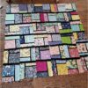 50PCS 10 x 10 inch Floral 100% Cotton Fat Quarters Fabric for Sewing and Quilting Bundles Precut Fabric Square for DIY Craft Patchwork
