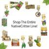 Exotic Nutrition Woodland Accessory Bundle - Natural Wood Chewing Cage Toys - Chinchilla, Hamster, Squirrel, Gerbil, & More Small Pets