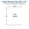 (3 pack) Avery Heat Transfer Paper for Dark Fabrics, 5 Sheets (3279)