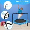 Assembled children's trampoline happy expression outdoor and indoor for kids age 3 - 7