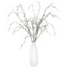 46.5-inch Artificial White-Brown Willow Flower Long Stem, for Indoor Use, by Mainstay, Set of 8