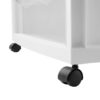 3 Drawer Wide Storage Cart, Gray