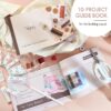 Virtu 122 PC Mini Portable Sewing Machine for Beginner Kids and Adults, Ballet Pink