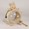 Anvazise Pet Carrier Bag Breathable Cute Doll Decor Portable Small Animals Hamster Chinchilla Travel Shoulder Bag for Outdoor