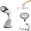 1200W Power Steam Press, Black Trim / White Body