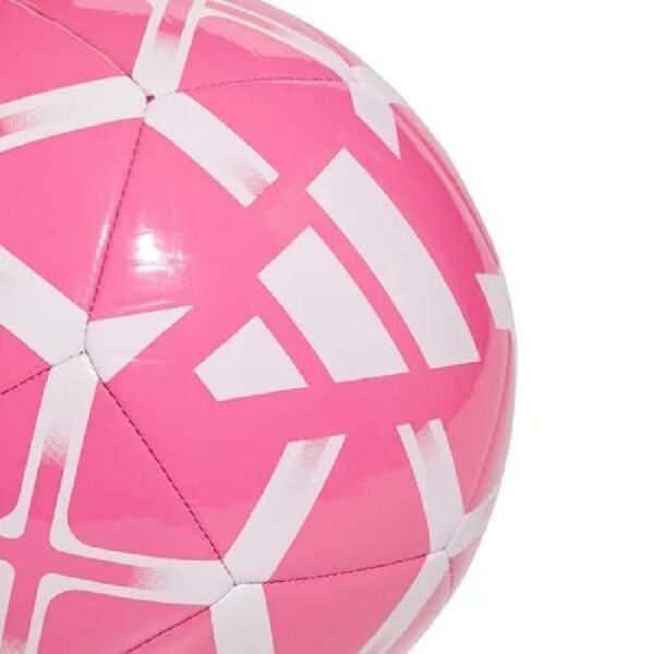 3732b9093e984bfba81fb329010fa02c Adidas Starlancer Club Soccer Ball SZ 5 Pink | White