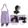 Expandable Luggage Bag With 360° Wheels Extra Large Capacity Wet/Dry Separation Ideal For Business Trips Gym Students And Travel