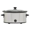 6 Quart Oval Slow Cooker, Stainless Steel Finish, Glass Lid, Model # MS54100112168S