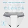 VIRTUOSO Handheld Garment Steamer, Chemical-Free, 10-Ounce Tank, 30 Second Heat-Up Time, 7.5ft Cord, White