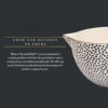 5-Piece Ceramic Mixing Bowl and Measuring Bowl Set, Dot Pattern