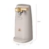 Easy-Prep Electric Can Opener, White Icing by Drew Barrymore