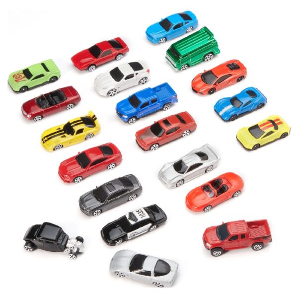 Vehicle 20 Pack Play Vehicle Cars and Trucks Assortment Set (Styles May Vary)