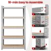 5-Tier Metal Boltless & Adjustable Storage Rack, Blue
