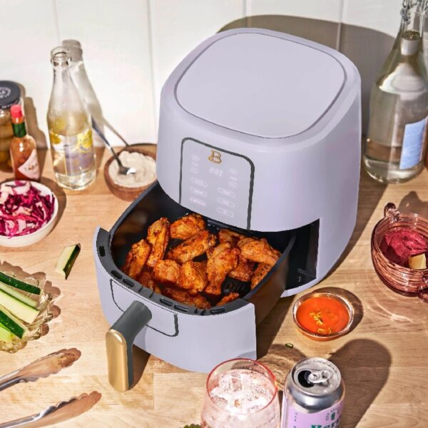3 Qt Air Fryer with TurboCrisp Technology, White Icing by Drew Barrymore